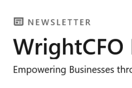 Wright CFO LinkedIn Newsletter