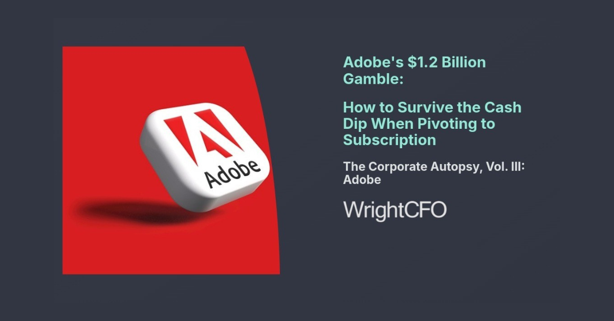 survive the cash dip